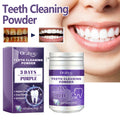 Purple Tooth Powder Brightens Smile